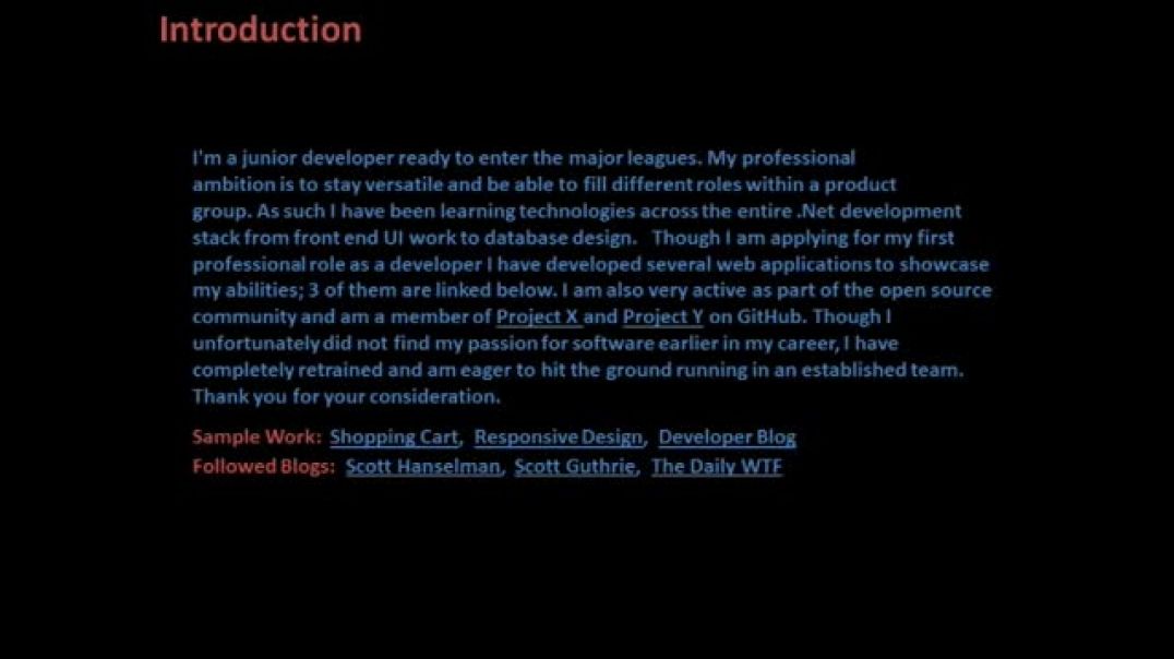 How To_ Write a Junior Software Developer Resume - MGTOW.mp4