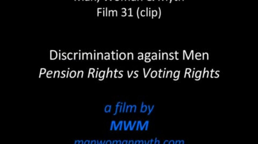 Equality - Discrimination against Men