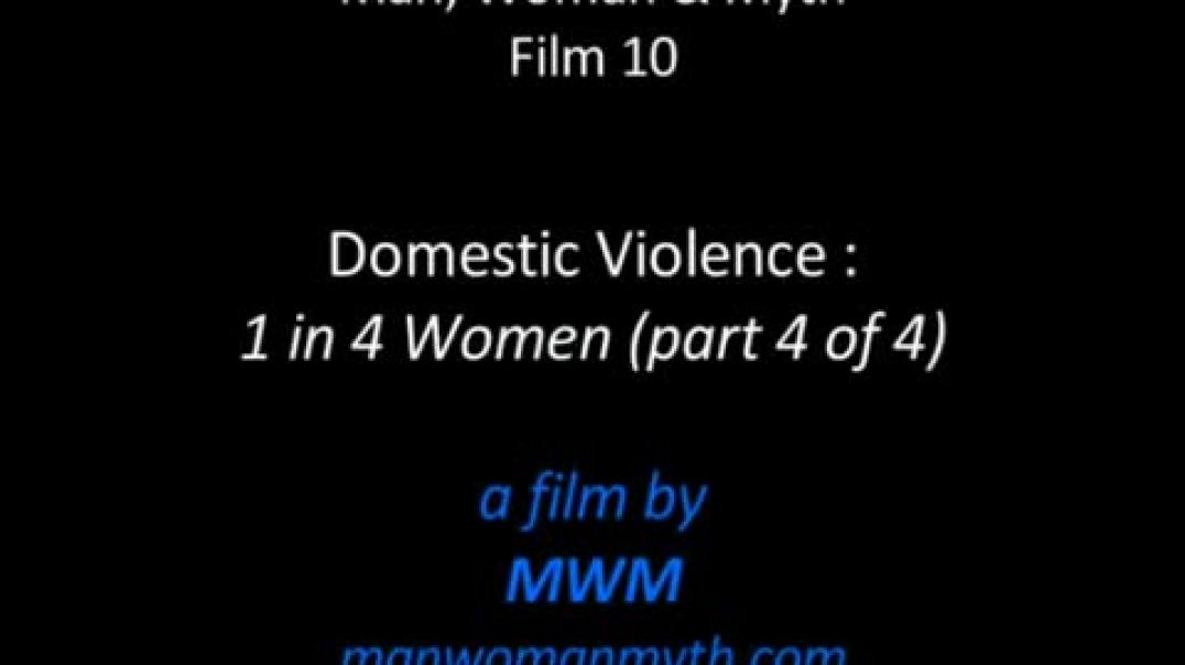 Domestic Violence - 1 in 4 Women (4 of 4)