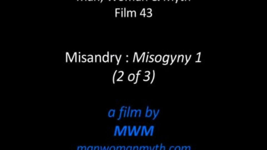 Misandry - Misogyny 1 (2 of 3)