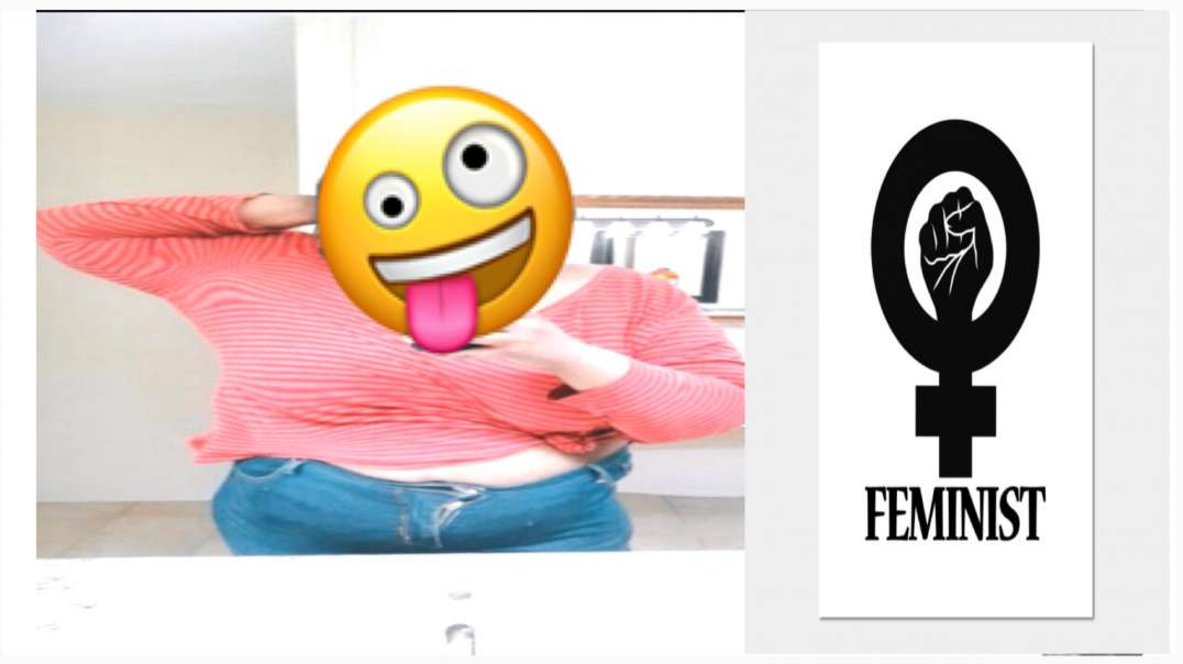 Fat crazy feminist claims she is for men’s rights