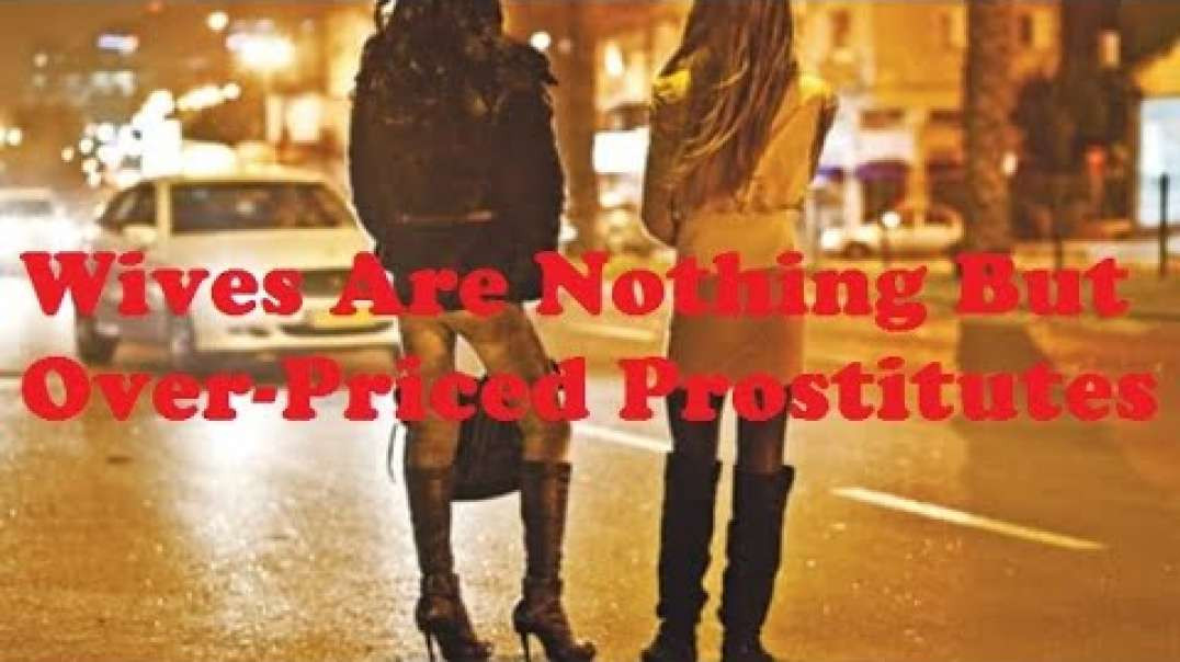 Wives Are Nothing But Over-Priced Prostitutes (RED PILL)