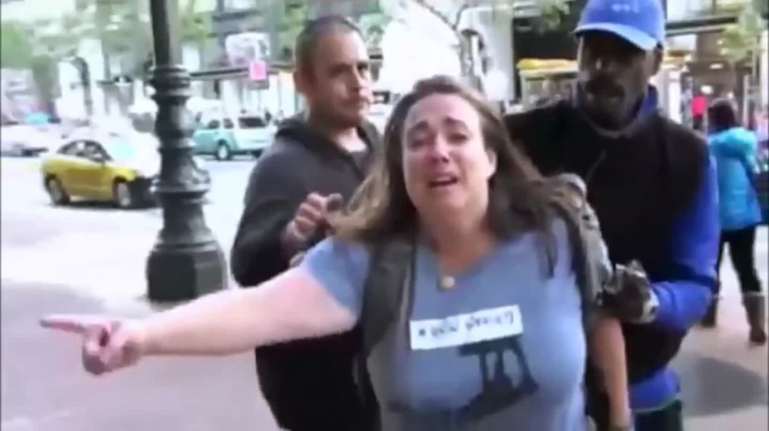 Feminist is arrested for harassing black men