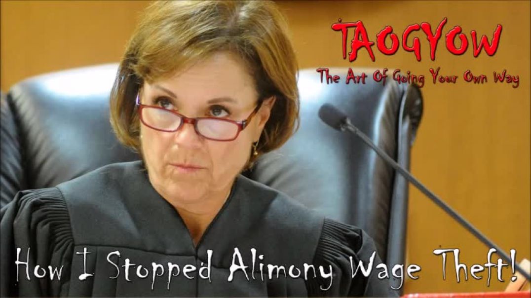 TAOGYOW - How I Stopped Alimony Wage Theft!