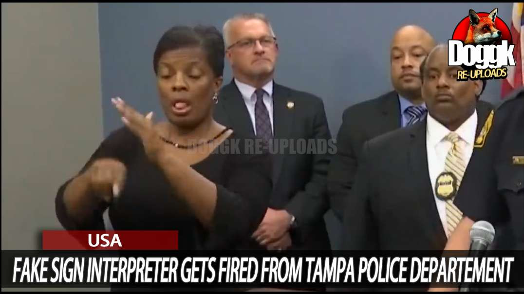 FAKE SIGN INTERPRETER GETS FIRED FROM TAMPA POLICE DEPARTMENT.... (Florida, USA)