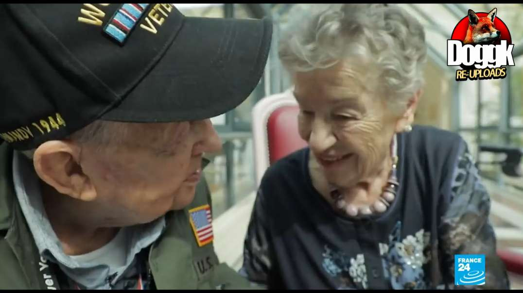 WW2 VETERAN MEETS LONG-LOST FRENCH LOVE, 75 YEARS LATER AFTER D-DAY 1944 (METZ, FRANCE)