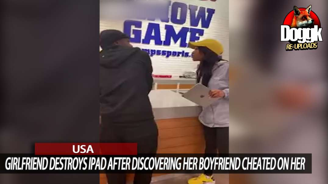 GIRLFRIEND DESTROYS IPAD AFTER DISCOVERING HER BOYFRIEND CHEATED ON HER... (USA)