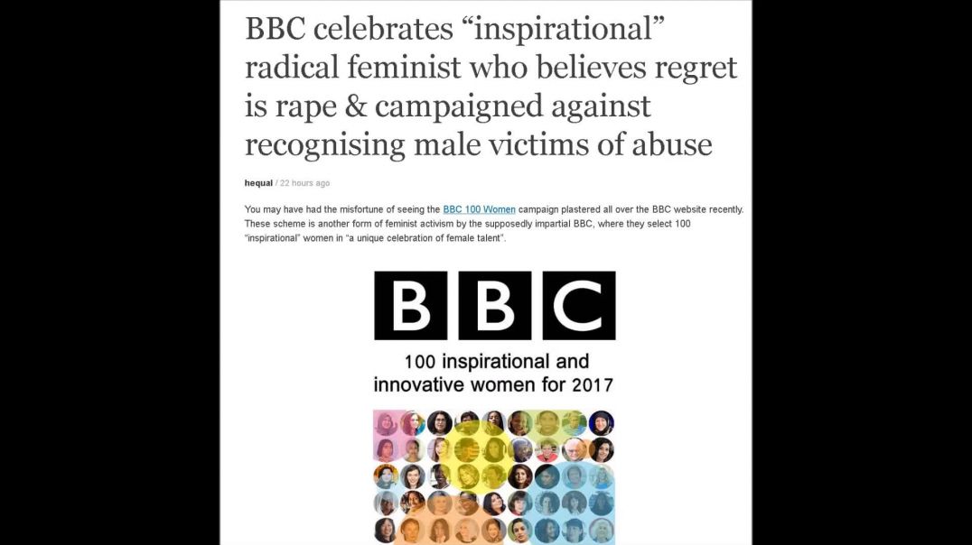 The BBC Loves Feminist Women, Hates Men Period