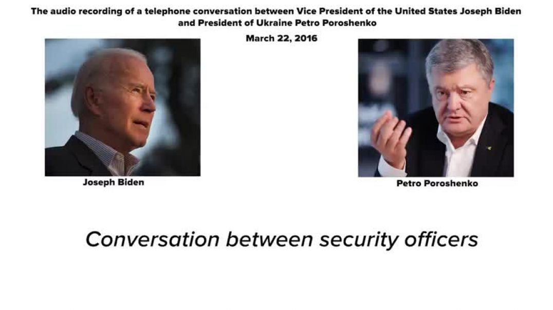 An audio recording of a conversation between Joe Biden and Petro Poroshenko on M_HIGH(1)