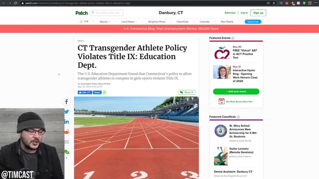 Tim Pool: Trans Athletes LOSE Groundbreaking Title IX Decision, CANNOT Compete Against Females