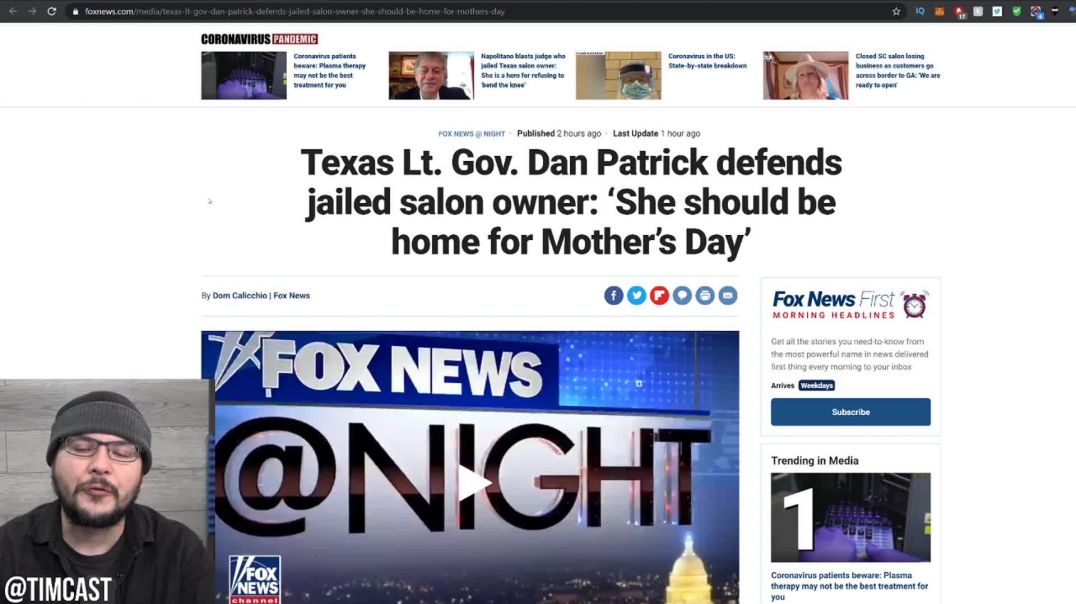 Tim Pool: Texas JAILED Woman For Opening Business But RELEASED Over 1,000 Criminals From Jail, wat