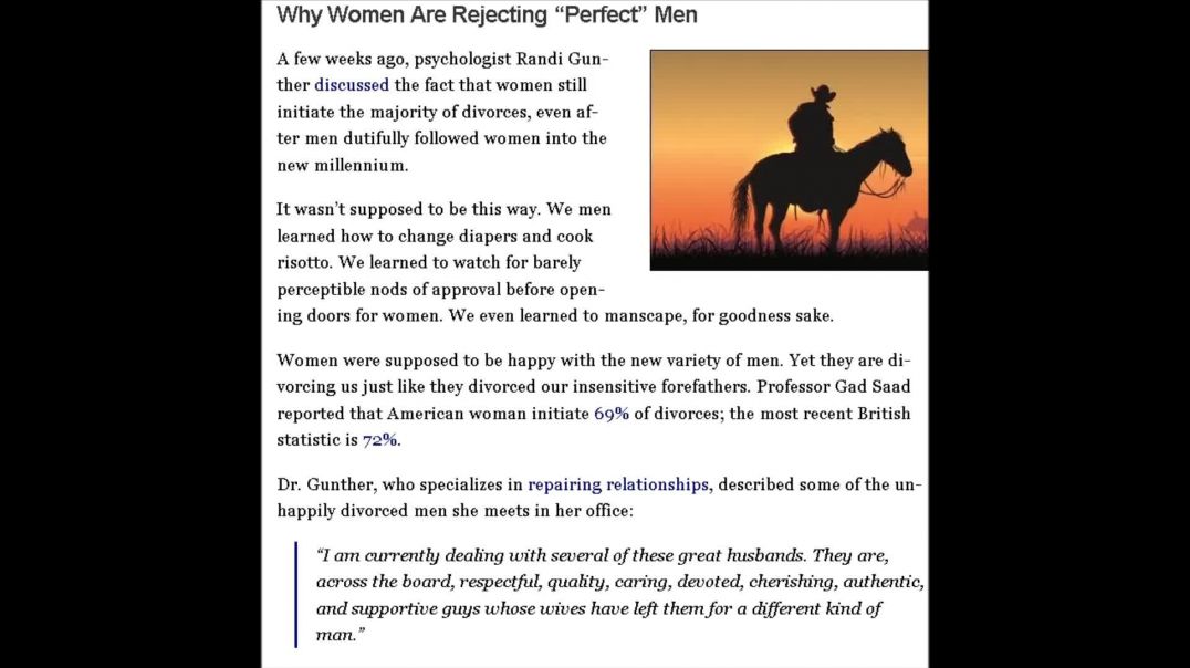 Even Perfect Men Aren't Good Enough Anymore