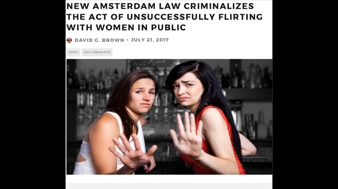 Amsterdam To Outlaw Catcalling