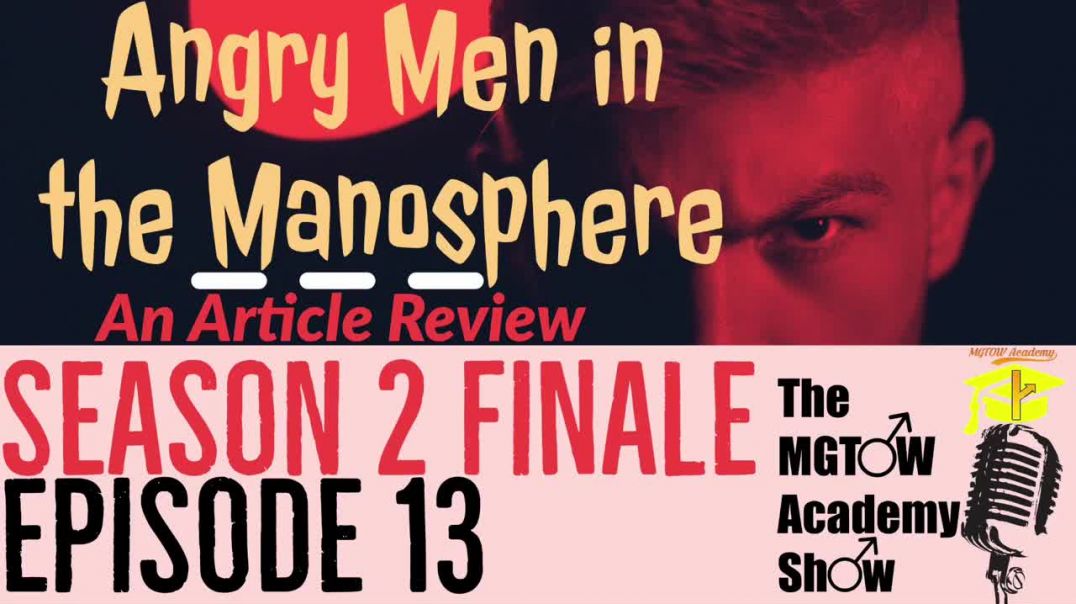 Angry Men in the Manosphere | The MGTOW Academy Show | Season 2 Finale