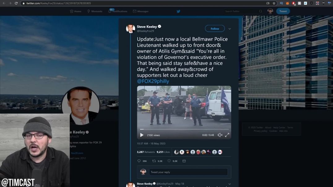 Tim Pool: Police Are ARRESTING People For Going To The Gym In new Jersey, Governor Threatens Patrons