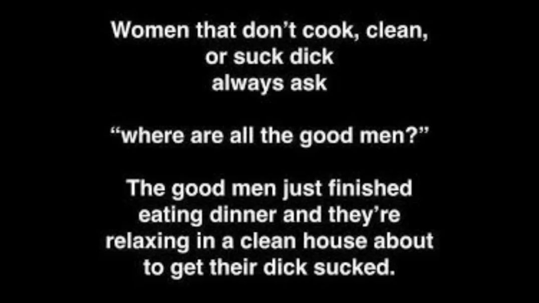 Where Are The Good Men?