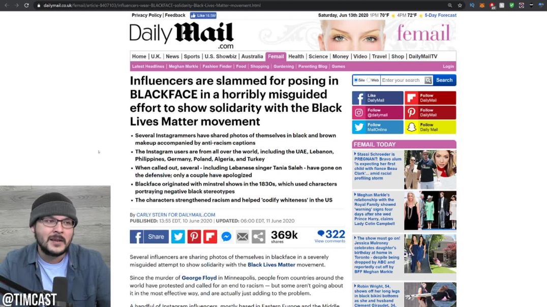 Social Justice Activism BACKFIRES, Influencers Don Black Face In Support Of BLM!