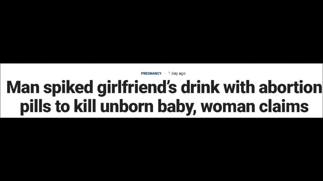 Woman Abort Baby "Hooray," Man Abort Baby "MONSTER!"