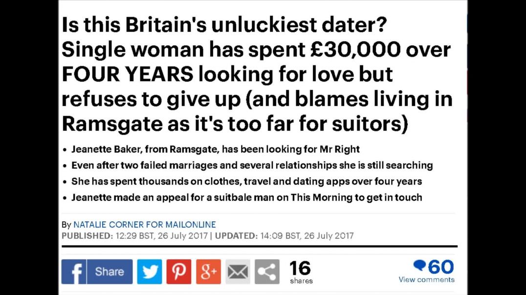 Fat UK Women Can't Figure Out Why They're Single