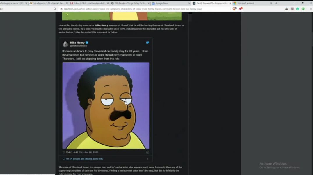 Chat with AlcoholicGaming: Simpsons and Family Guy bend the knee to the Joggas