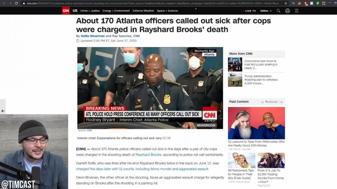 NYPD Union Tells Cops To DEFY Mayor, 170 Cops Call Out In Blue Flu In Atlanta