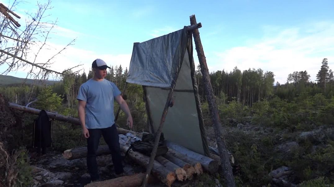 The Survival Log Shelter