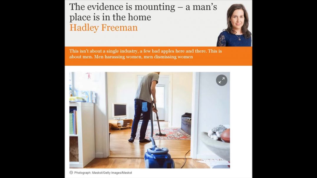 Feminazis Say Men Should Be House Husbands - LOL!