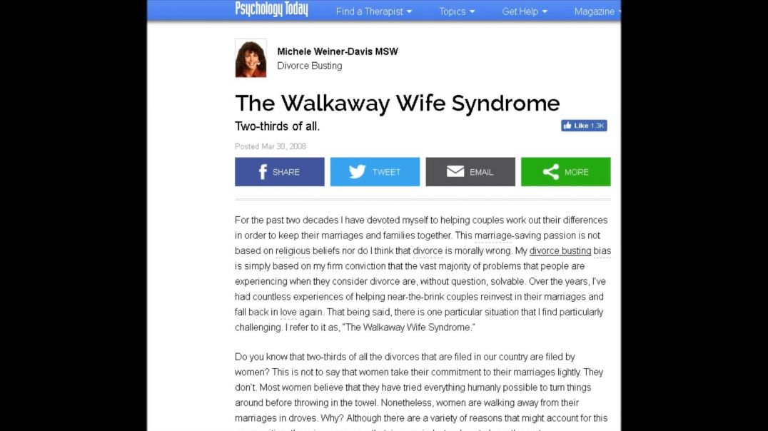 Walk Away Wife Syndrome