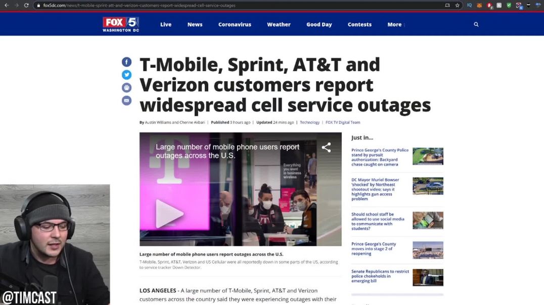 Mobile Carrier OUTAGE Looks Like A Test Attack, Infrastructure Weakness Is On Display