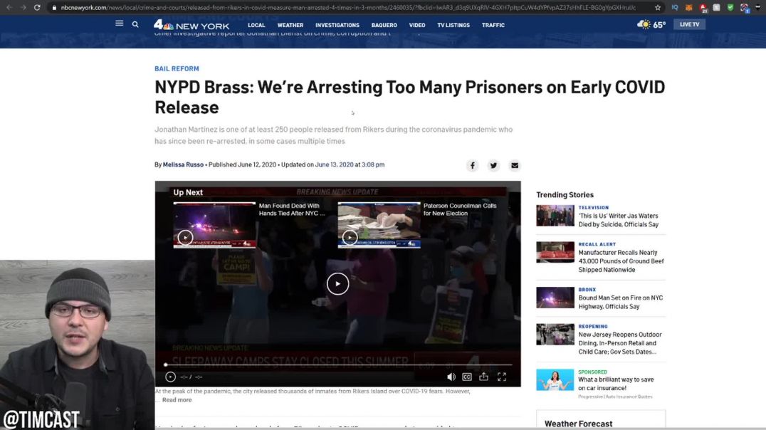 NYPD Keeps Rearresting Convicts Released Over COVID Then FREES Them, Meanwhile Mass Protests IGNORED