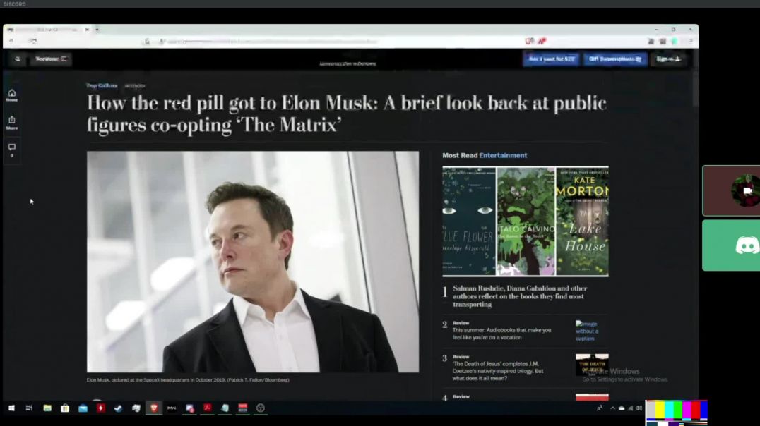 Elon "takes" the "redpill"