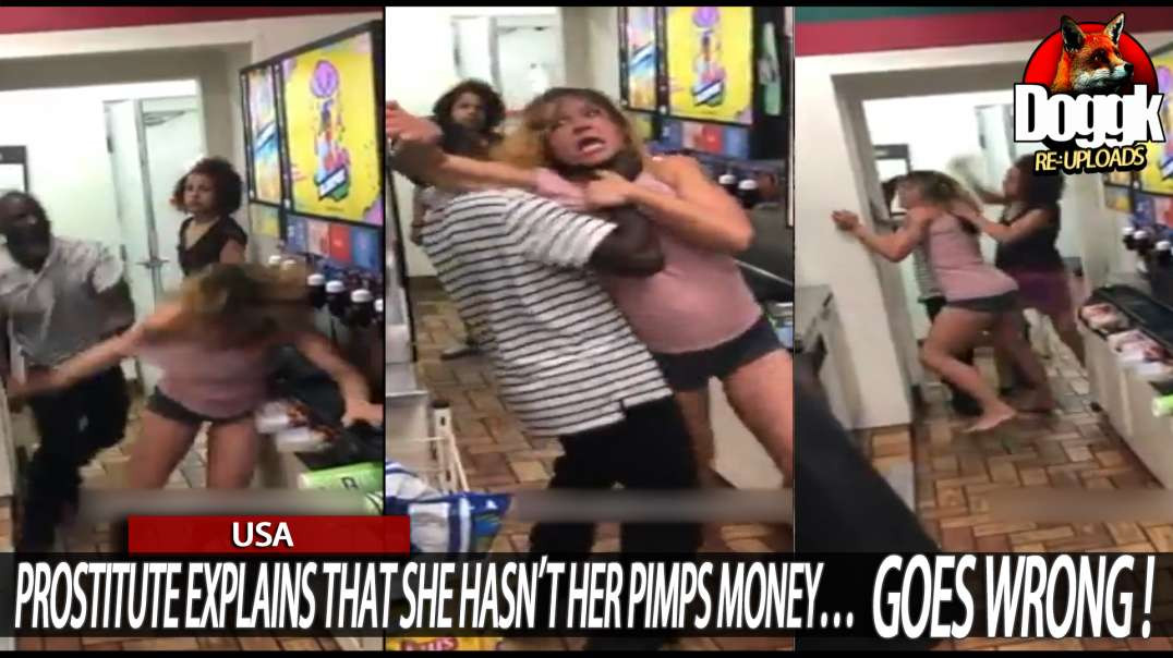 PROSTITUTE EXPLAINS THAT SHE HASN'T HER PIMPS MONEY.. GOES WRONG ! (USA)