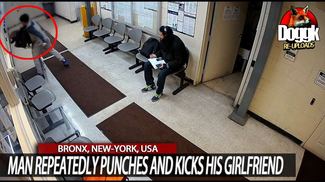 MAN REPEATEDLY PUNCHES and KICKS his GIRLFRIEND.. (BRONX, NEW YORK / USA)