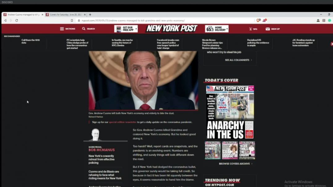 Cuomo kills old people and Google covers up for him