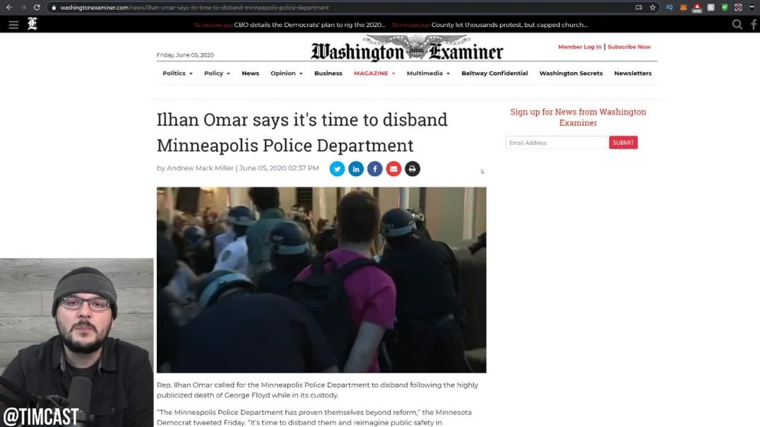 Leftists DEMAND We Abolish The Police, Clearly They WANT Trump To Win In A Landslide