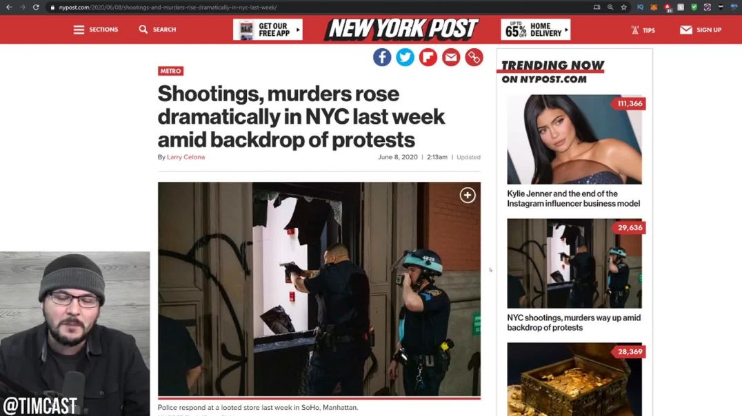 Shootings And Murder DOUBLE In NYC During Protests, The Left Is Advocating For  The Purge