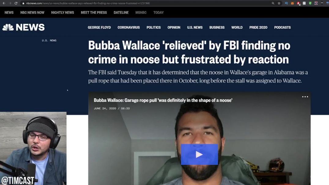 Bubba Wallace Story Shows How On Edge People Are, Looking For Racism Is Not A Good Precedent