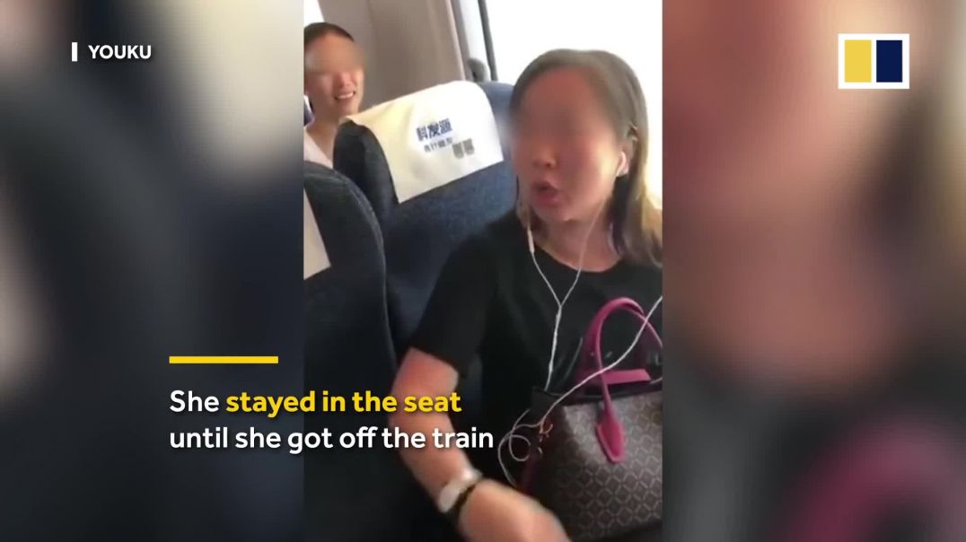 Furious argument after Chinese woman occupies someone else’s train seat