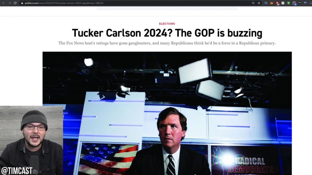 Tucker Carlson FLoated As 2024 Presidential Candidate! GOP Thinks He' Win