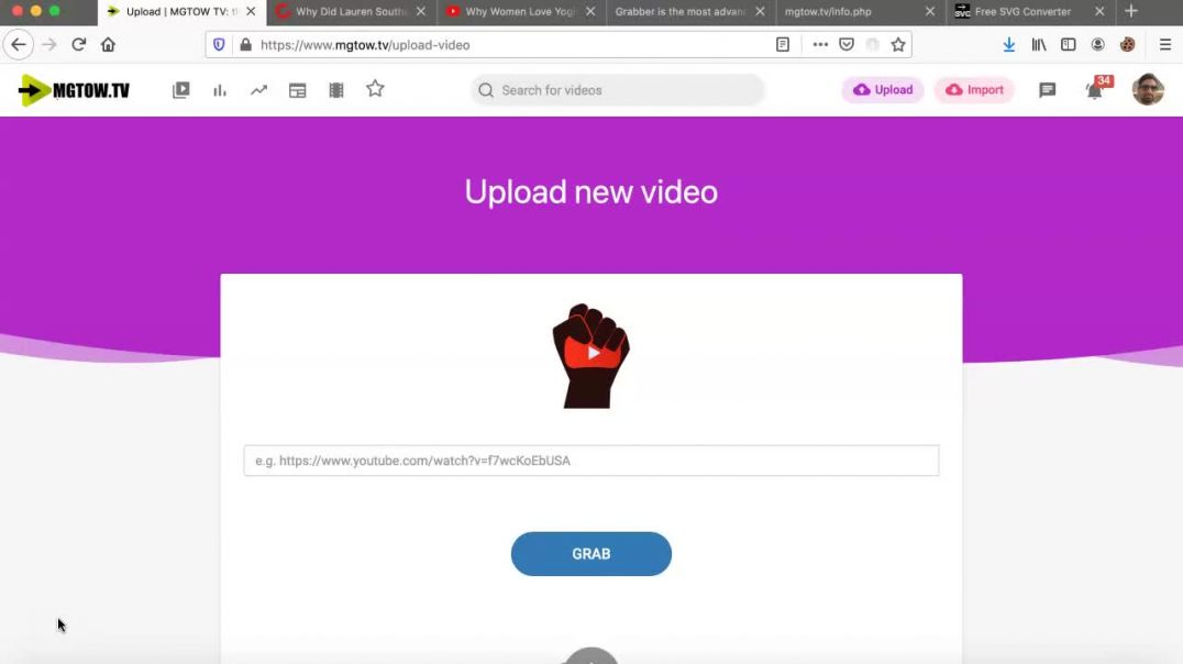 Pro Users Can Now Copy Videos From Youtube & Bitchute