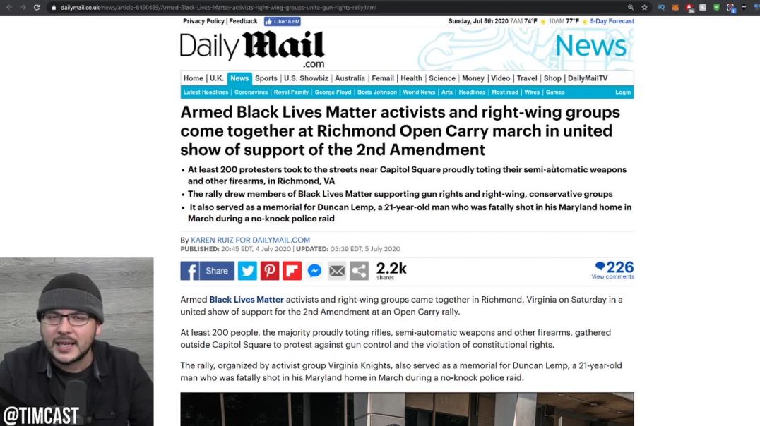 BLM And Boogaloo Bois TEAM UP To Defend The Second Amendment