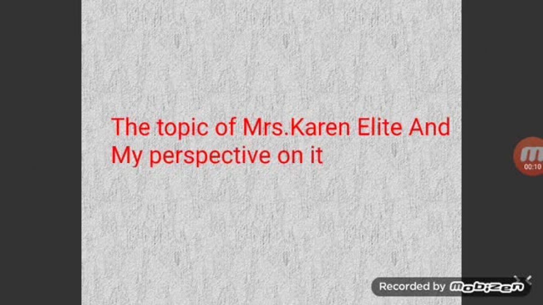 MGTOW The Mrs.Karen Elite Situation and my own opinion about it