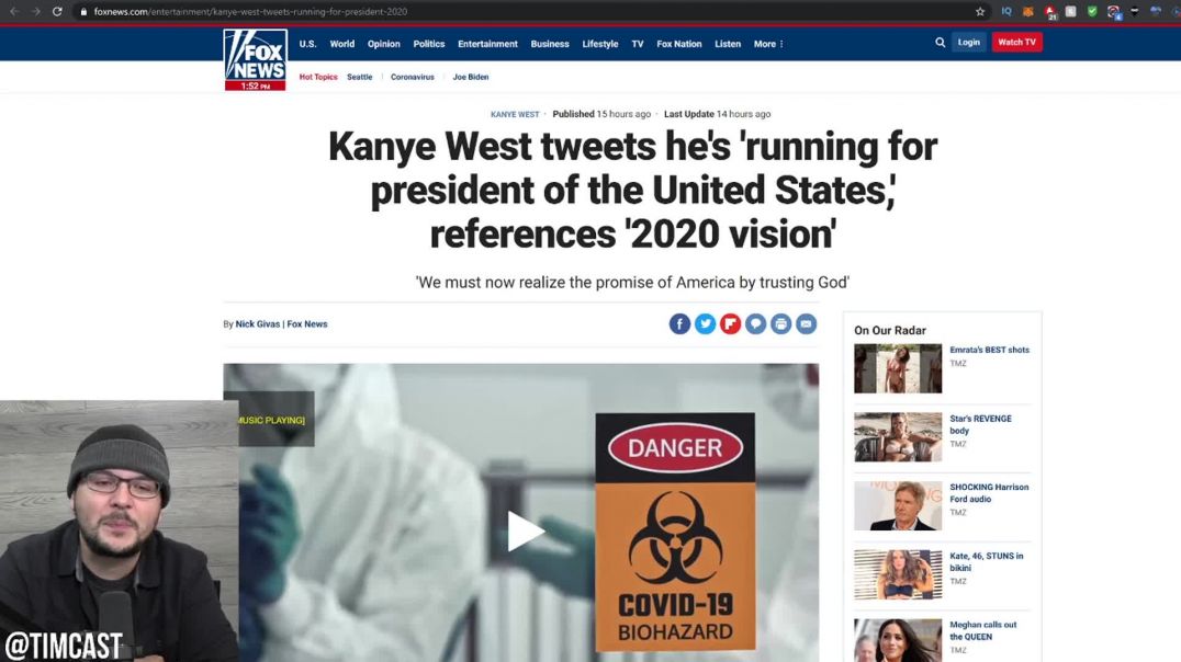 Democrats PANIC After Kanye Says He's Running For President, They Think He's Conspiring Wi