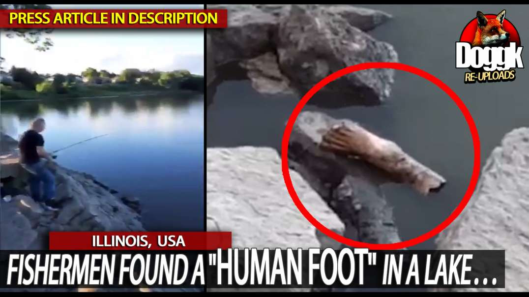 FISHERMEN FOUND A "HUMAN FOOT" IN A LAKE.. (ILLINOIS, USA)