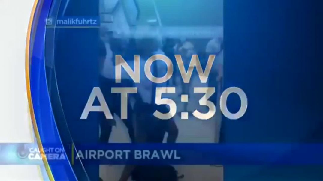 Women start a brawl  Airport over Flight delayed