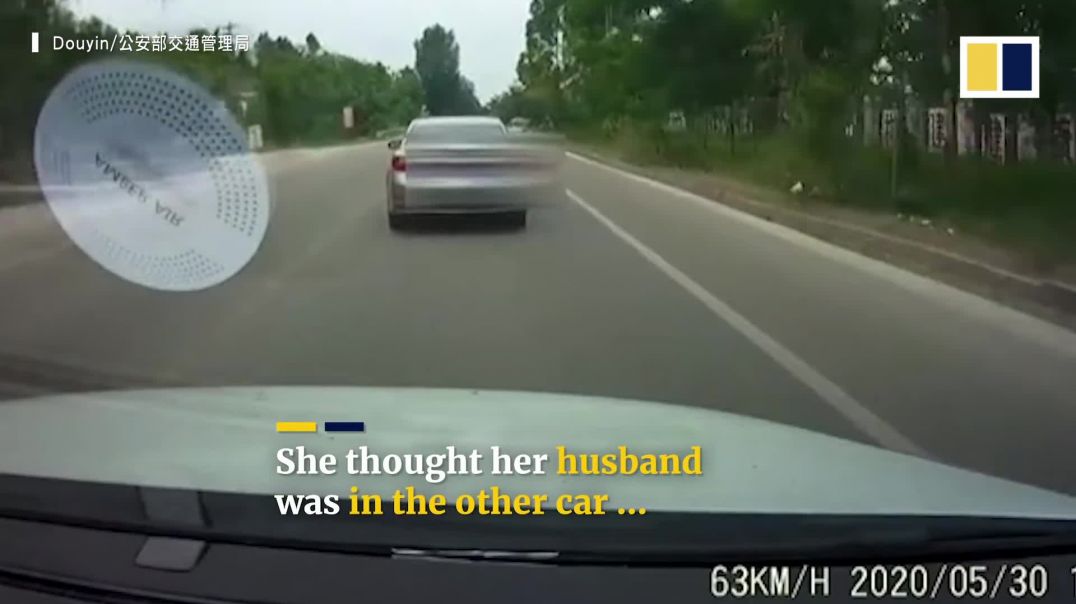 Woman drives to chase husband after dispute, despite daughters begging her to stop