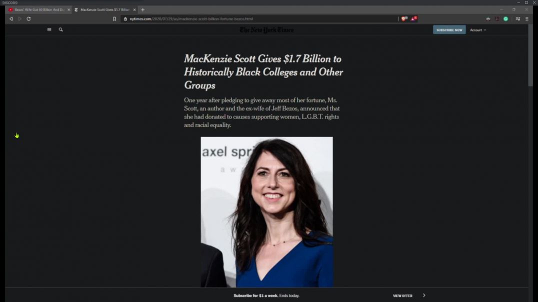 Jeff Bezos's ex rips $40B and then gives 2 of it to SJW nonsense