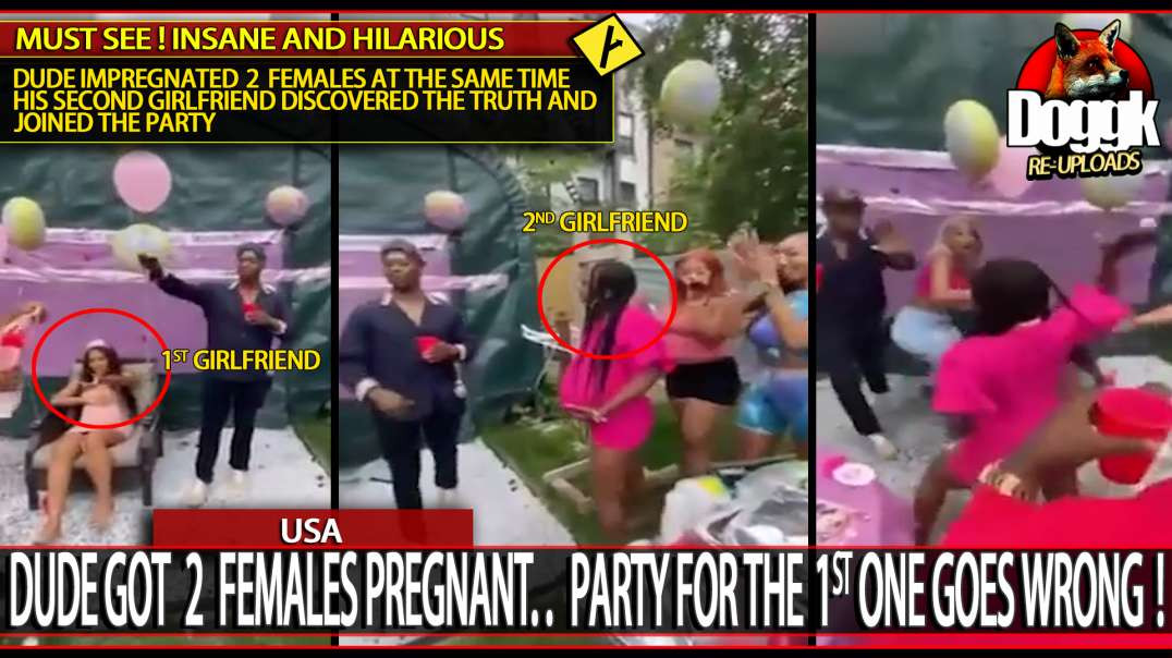 DUDE GOT 2 FEMALES PREGNANT.. PARTY FOR THE 1st ONE GOES TERRIBLY WRONG ! (USA)