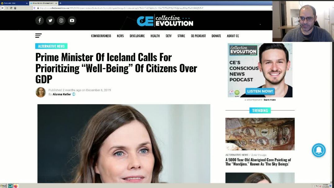 Iceland PM Chooses "Collective" Well Being Over GDP - What?