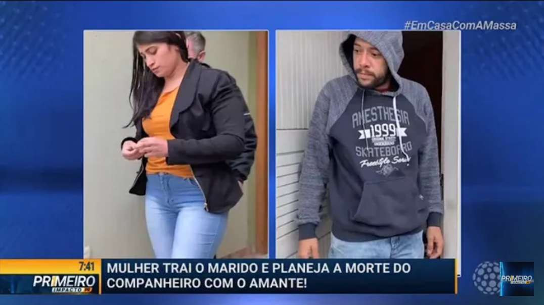 Mulher trai marido e planeja sua morte